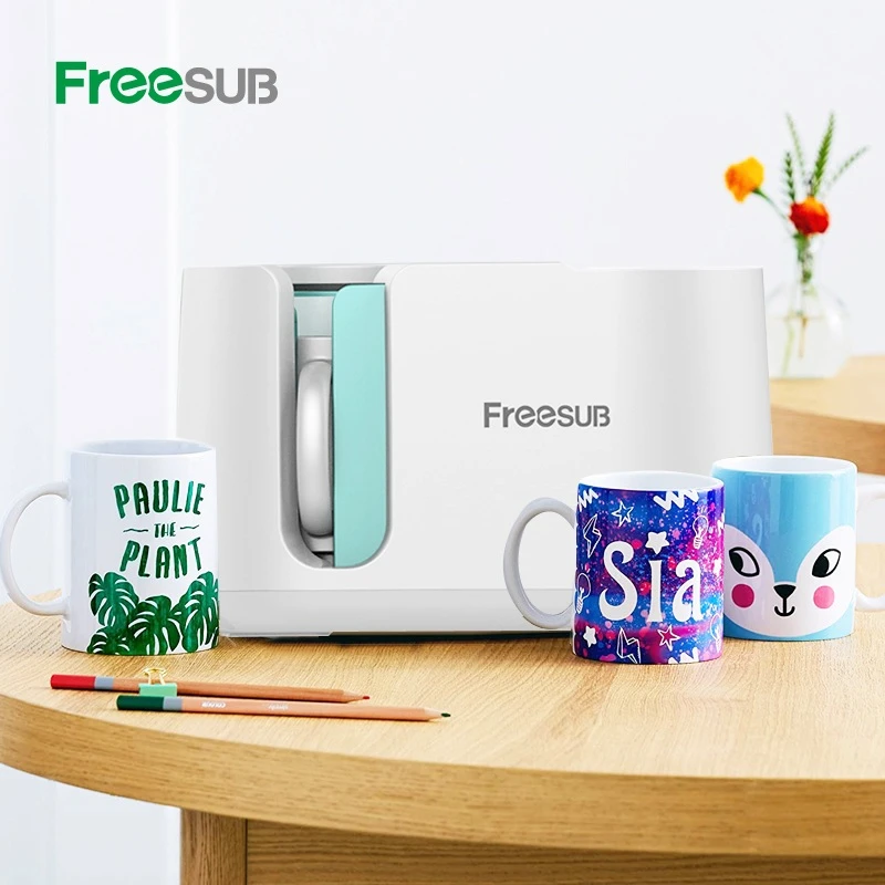 Freesub pneumaatilise kruusi kuumpressimise sublimatsioonimasin